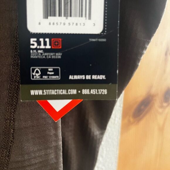 NEW 5.11 Tactical Men's SZ Small Brown Waffle Hoodie - Picture 8 of 15